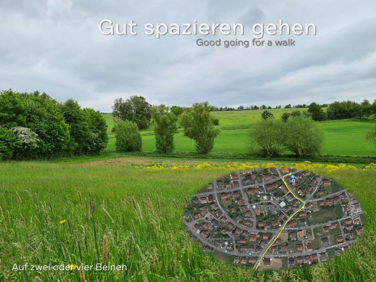 Lichtdurchflutetes Zimmer - Kaeppele Waldbuttelbrunn Exterior photo